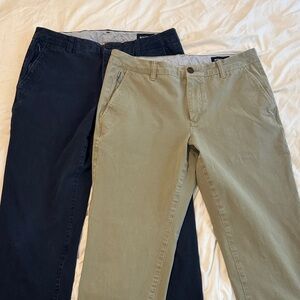 Bonobos The Chino 2.0 Slim Pants Set - Navy and Olive